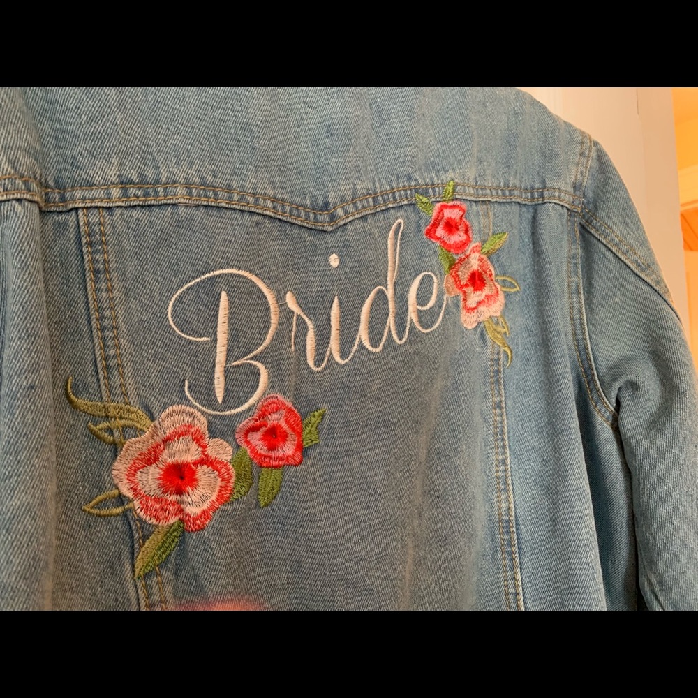 Bride Embroidered Jean Jacket